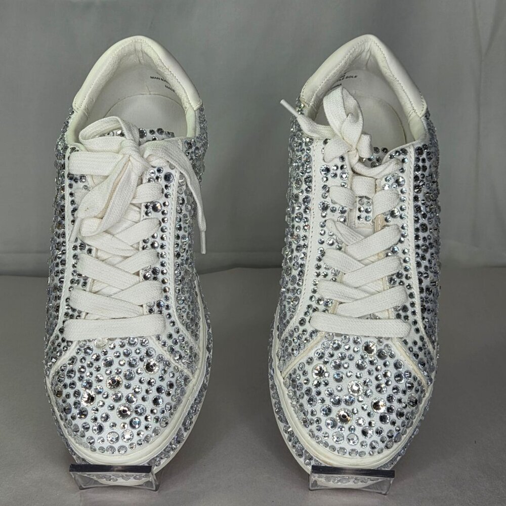 I.N.C. International Concepts Dazzlee Round Toe Sneakers - Silver - Picture 2 of 8